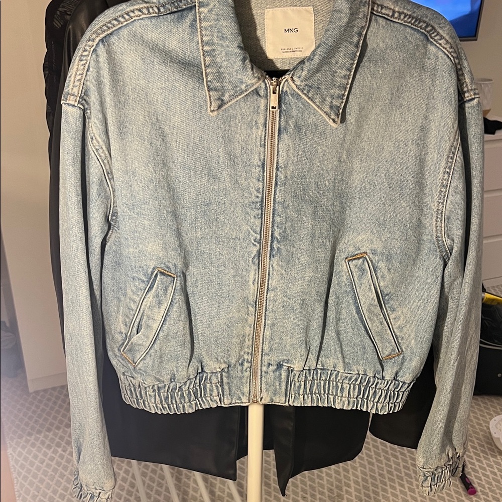 Mango Classic Blue Jean Jacket